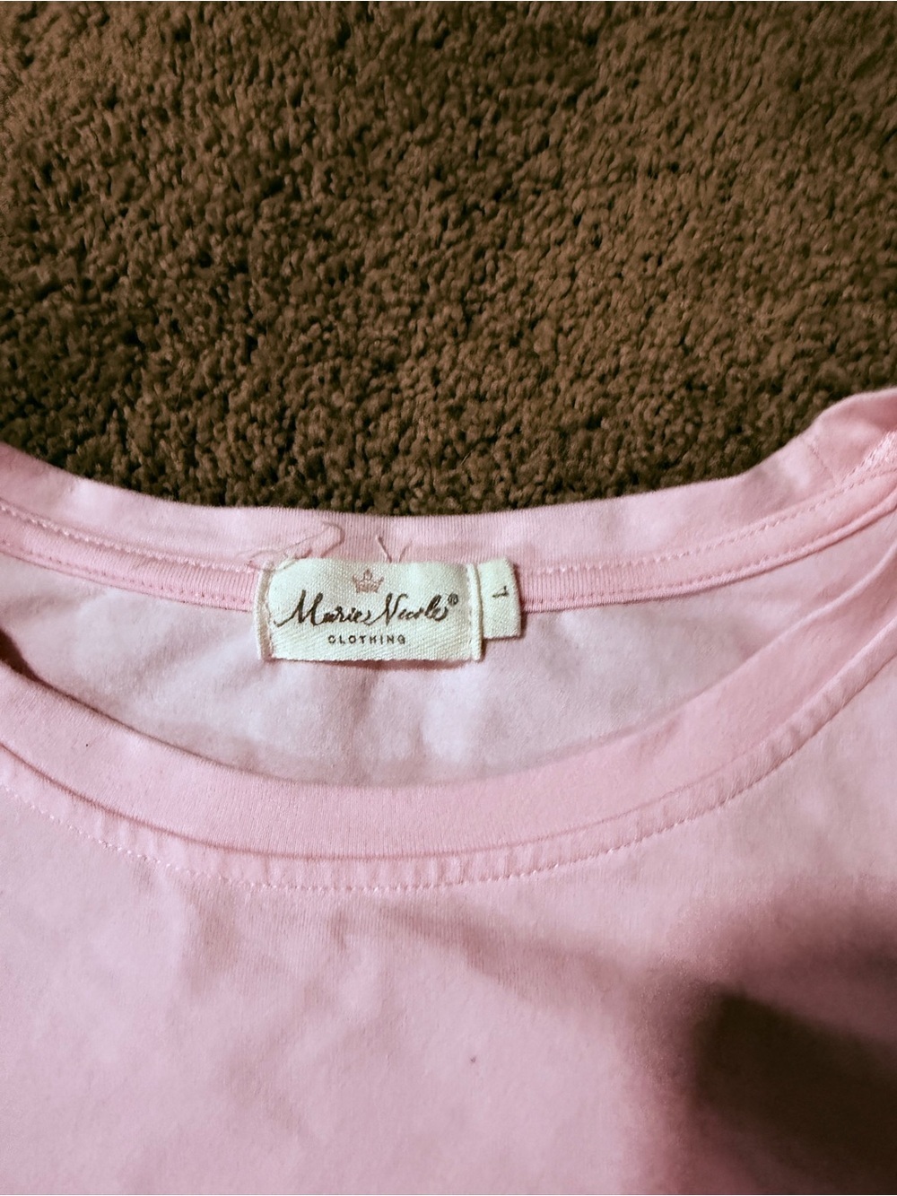 Marie Nicole “Mama” Collegiate Style Long Sleeve Top - Picture 3 of 5